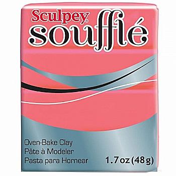 Пластика Souffle, Розовая кантри, 48г, Sculpey Пластика Souffle, Розовая кантри, 48г, Sculpey