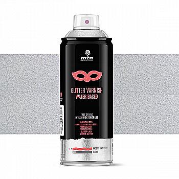 Аэрозольный лак с глиттер-эффектом MTN PRO Glitter Varnish 400 мл Серебряный, EX014PG008W Аэрозольный лак с глиттер-эффектом MTN PRO Glitter Varnish 400 мл Серебряный, EX014PG008W