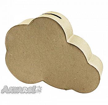 Заготівка з пап`є-маше "Ящик для грошей хмарка" AC452O