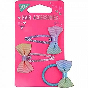 Набор для волос: 1 резинка и 2 заколки, 707196 Yes