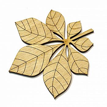 Заготівка дерев`яна Листочок, в асортименті 108 Заготівка дерев`яна Листочок, в асортименті 108