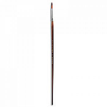 Кисточка «Живопись» 1128 Синтетика круглая № 06 длинная ручка рыжий ворс