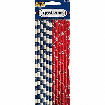 Трубочка пап. для коктелю Морська, 12 од., 1502-2058 Трубочка пап. для коктелю Морська, 12 од., 1502-2058