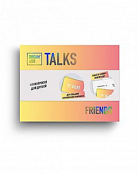 Игра-разговор настольная "Dream&Do Talks - Friends", ТМ "1Dea.me" Игра-разговор настольная "Dream&Do Talks - Friends", ТМ "1Dea.me"