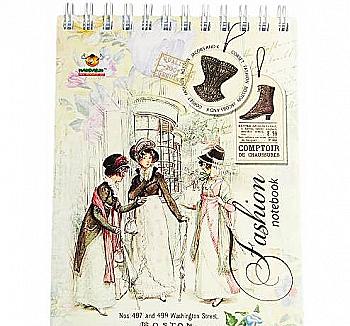 Блокнот А6, 96 арк, спіраль зверху, БК261 (1664) Блокнот А6, 96 арк, спіраль зверху, БК261 (1664)