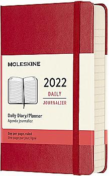 Щоденник 2022 кишеньковий, червоний, Moleskine, DHF212DC2Y22 Щоденник 2022 кишеньковий, червоний, Moleskine, DHF212DC2Y22