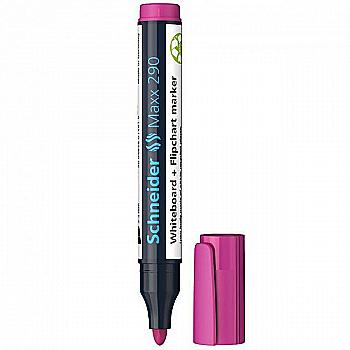 Маркер для дошок та фліпчартів "Schneider" Maxx 290, рожевий, S129120 Маркер для дошок та фліпчартів "Schneider" Maxx 290, рожевий, S129120