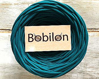 Пряжа трикотажна Bobilon Mini (5-7 мм), морська хвиля Пряжа трикотажна Bobilon Mini (5-7 мм), морська хвиля