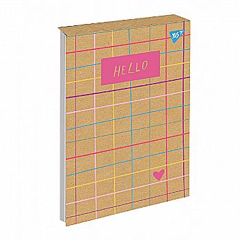 Блокнот А5 80 арк. кл. "Girls" крафт, YES 151673