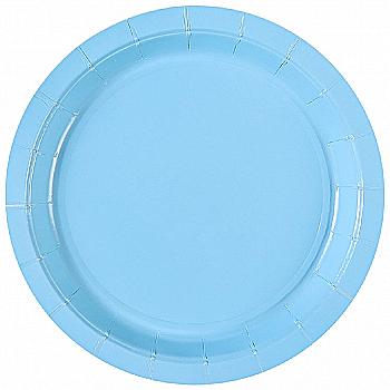 Тарелка пастель голубая, 17 см 6 ед, 1502-4904