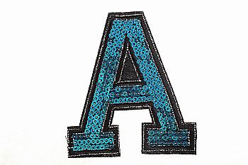 Фурнитура из пайеток Буква "A", 5-29952