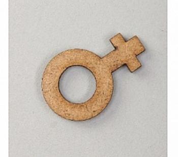 Заготівка дерев`яна Символ жіночий, Ч213 Заготівка дерев`яна Символ жіночий, Ч213