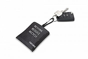 Брелок карабін + господарська сумка з принтом, ТМ "Troika" Брелок карабін + господарська сумка з принтом, ТМ "Troika"