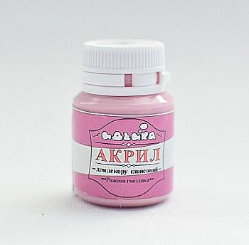 Акрил для декора "Розовая гвоздика", 20 мл, 98288 Акрил для декора "Розовая гвоздика", 20 мл, 98288
