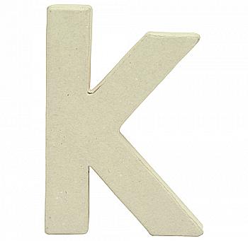 Заготовка из папье-маше Буква-крафт "k" 1,5*8,5*12 см, AC823C ТМ "Clairefontaine" Заготовка из папье-маше Буква-крафт "k" 1,5*8,5*12 см, AC823C ТМ "Clairefontaine"