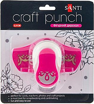 Дирокол фігурний 2,5 см "Візерунок", 240162