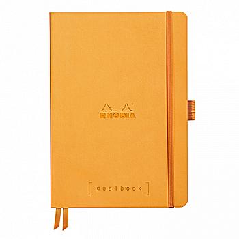 Блокнот А5 124 арк. Goalbook, клітинка, м`яка обкл., на гумці, папір сл.кістка, помаранч., 117775C Блокнот А5 124 арк. Goalbook, клітинка, м`яка обкл., на гумці, папір сл.кістка, помаранч., 117775C