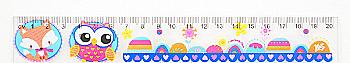 Линейка 20 см "Charming animals" 1Вересня, 370430 Линейка 20 см "Charming animals" 1Вересня, 370430