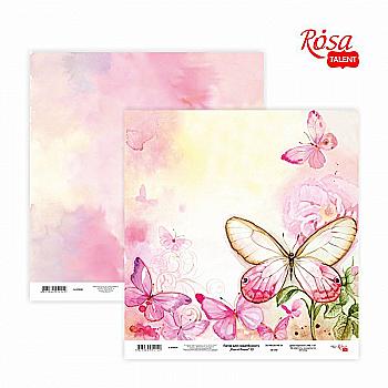 Папір для скрапбукінгу "Floral Poem" 13, двосторонній 30,48*30,48 см, 200 г/м2, Rosa Talent Папір для скрапбукінгу "Floral Poem" 13, двосторонній 30,48*30,48 см, 200 г/м2, Rosa Talent