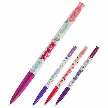 Ручка кулькова автоматична Warm Braw, синя AB1088-1-02-A  ***