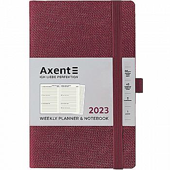 Щотижневик 2023, Partner Soft Fabric, 125*195, бордо, 8514-23-05-A Щотижневик 2023, Partner Soft Fabric, 125*195, бордо, 8514-23-05-A