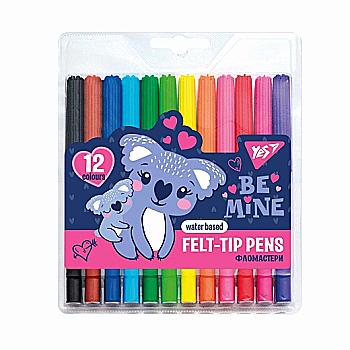 Фломастеры YES 12 цв. "Koala", 650468 Фломастеры YES 12 цв. "Koala", 650468