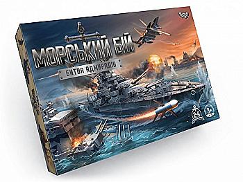 Настольная развлекательная игра "Морской бой. Битва адмиралов" укр (20), G-MB-04U Настольная развлекательная игра "Морской бой. Битва адмиралов" укр (20), G-MB-04U