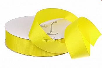 Стрічка репсова 4 cм-18 м, GX-15 жовта