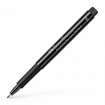 Ручка капиллярная PITT Brush Artist Pen FUDE H чёрная, 167895 Faber-Castell Ручка капиллярная PITT Brush Artist Pen FUDE H чёрная, 167895 Faber-Castell