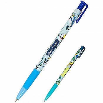 Ручка шариковая автоматическая Cold Tropic, синяя AB1088-3-02-A Ручка шариковая автоматическая Cold Tropic, синяя AB1088-3-02-A