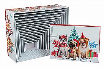 Подарункова коробка новорічна №9, 74-0971