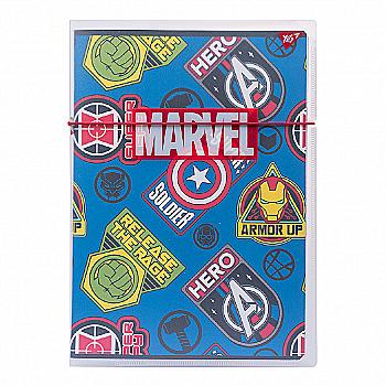 Зошит А4 48 кл. YES в пластиковій папці з малюнком "MARVEL HERO", 764426 Зошит А4 48 кл. YES в пластиковій папці з малюнком "MARVEL HERO", 764426