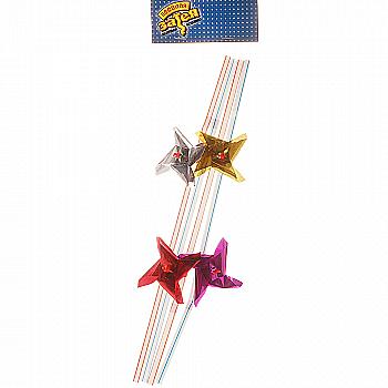 Трубочки для коктейля фольга Ветрячок, 4 ед, 1502-2093