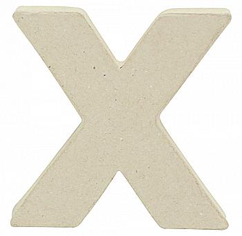 Заготовка из папье-маше Буква-крафт "x" 1,5*8,5*8,5 см, AC836C ТМ "Clairefontaine" Заготовка из папье-маше Буква-крафт "x" 1,5*8,5*8,5 см, AC836C ТМ "Clairefontaine"