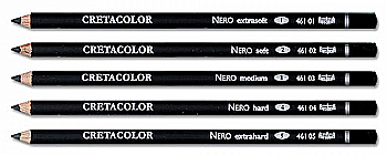 Олівець д/рисунку Неро дуже м`який 1, Cretacolor Олівець д/рисунку Неро дуже м`який 1, Cretacolor