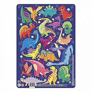 Пазл з рамкою "Динозаври", R300181