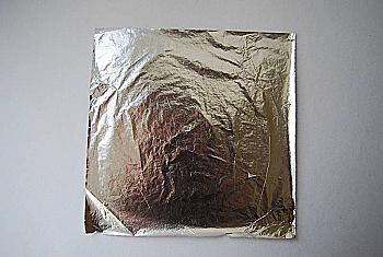 Поталь вільна, Срібло, 16*16 см, 50 лист. Поталь вільна, Срібло, 16*16 см, 50 лист.