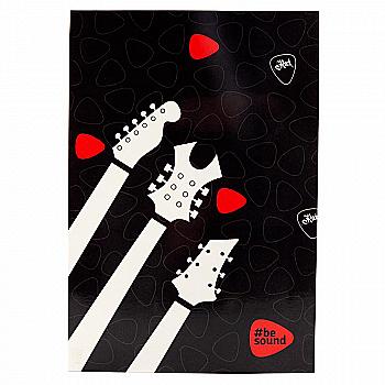 Блокнот-планшет A5 50 арк. BeSound-1, клітинка, K19-194-5