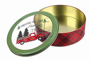 Подарункова коробка бляшана середня, 63-937