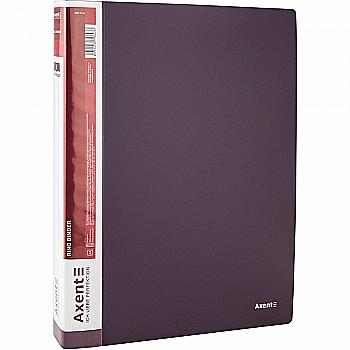 Папка А4 25 мм, 2 кольца, сливовая, 1207-11-A Axent Папка А4 25 мм, 2 кольца, сливовая, 1207-11-A Axent