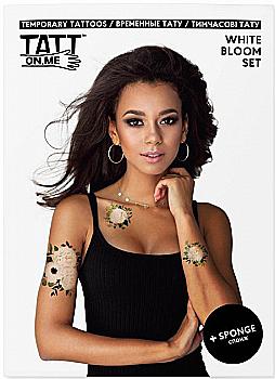 Тимчасові тату "White Bloom set", TATTon.me Тимчасові тату "White Bloom set", TATTon.me