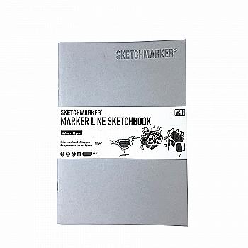 Скетчбук SKETCHMARKER А5 16 л., 160 г/м², серебряный, MLSSM/SILV Скетчбук SKETCHMARKER А5 16 л., 160 г/м², серебряный, MLSSM/SILV