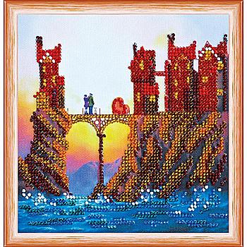 Набір для вишивки бісером "З`єднання сердець", AM-153 Набір для вишивки бісером "З`єднання сердець", AM-153