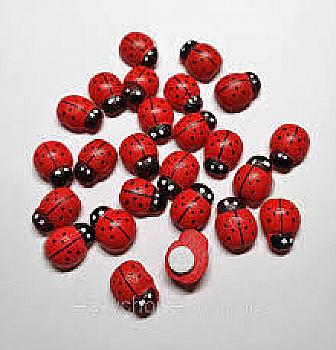 Божья коровка деревянная, 1 шт, 5-45549