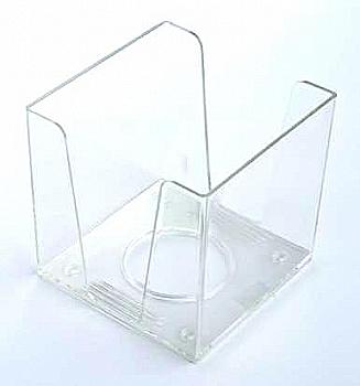 Бокс для бумаг 9*9*9 прозрачный КиП