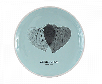 Тарілка десертна блакитна Minimalism, 17,5 см, HTK-010 Limited Edition Тарілка десертна блакитна Minimalism, 17,5 см, HTK-010 Limited Edition