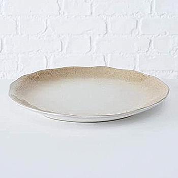 Тарілка керамічна кругла "Antigua" d=27 см, кремово-білий, 2003975 Тарілка керамічна кругла "Antigua" d=27 см, кремово-білий, 2003975