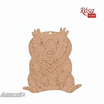 Заготовка Медведь, ДВП, 8*9 см, 1 шт, Rosa Talent (5) Заготовка Медведь, ДВП, 8*9 см, 1 шт, Rosa Talent (5)