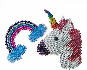 Набір для вишивання бісером, брошка "Казкові мрії", БР-003, ТМ "ВДВ" Набір для вишивання бісером, брошка "Казкові мрії", БР-003, ТМ "ВДВ"