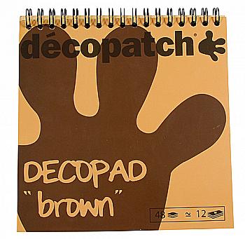 Папір для декупажу Décopad brown, 48 арк, BLOC06O ТМ "Clairefontaine" Папір для декупажу Décopad brown, 48 арк, BLOC06O ТМ "Clairefontaine"
